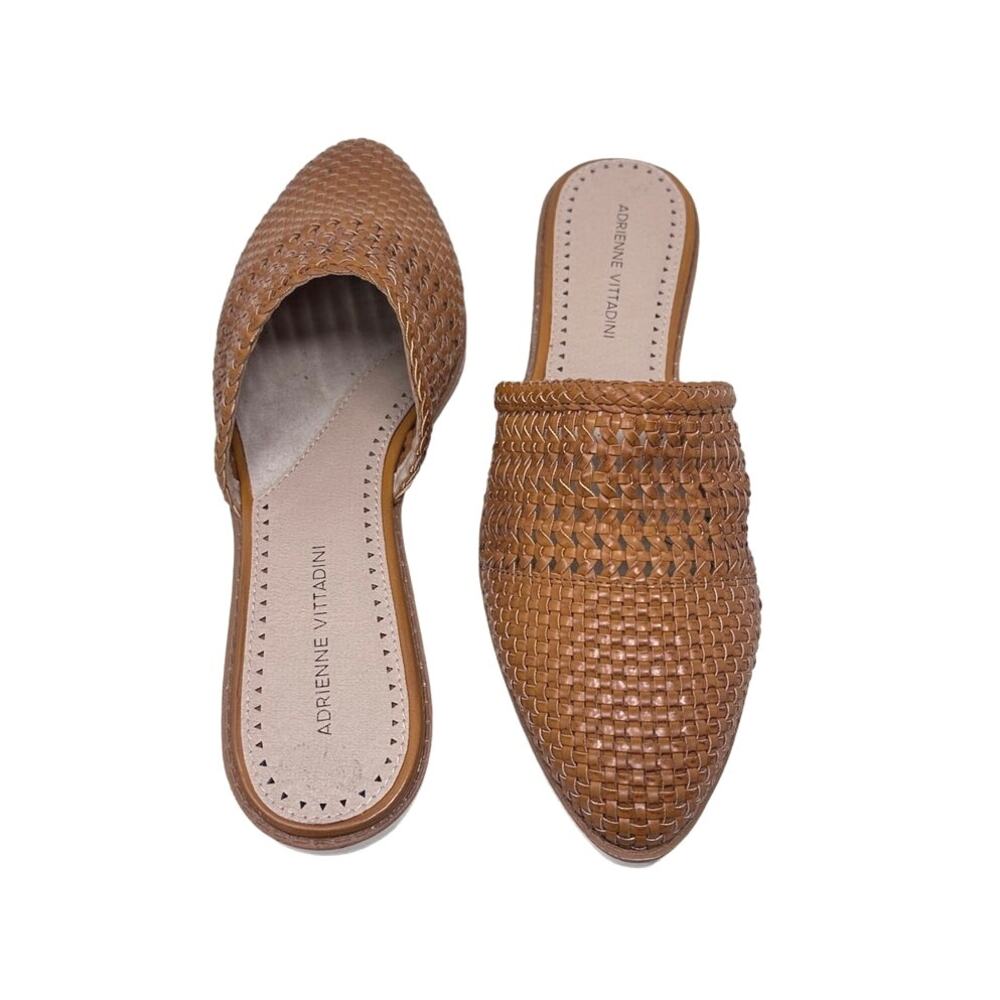 New With Out Box Adrienne Vittadini Lizzi woven flat size 8.5 - Picture 5 of 9